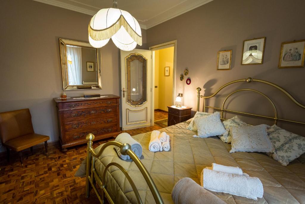 Postel nebo postele na pokoji v ubytování Villa Anselma