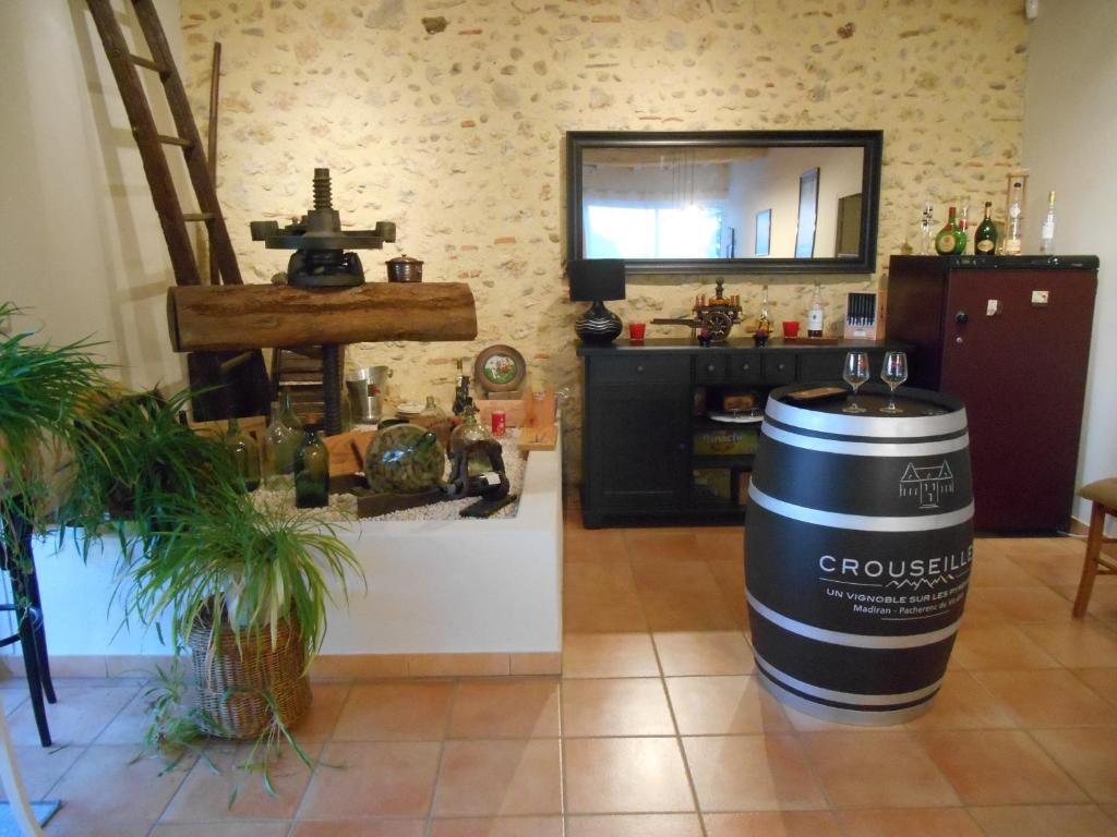 Kuchyň nebo kuchyňský kout v ubytování Le Pressoir B&B