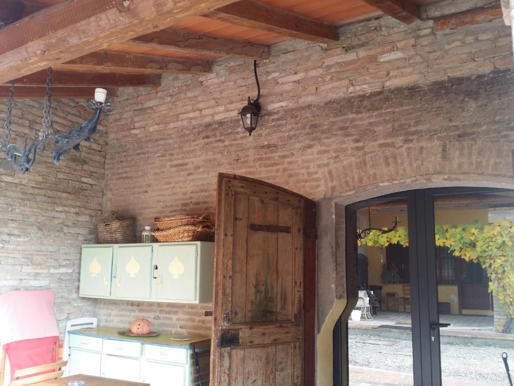 Kuchyň nebo kuchyňský kout v ubytování R&B Albero Cavo Parma