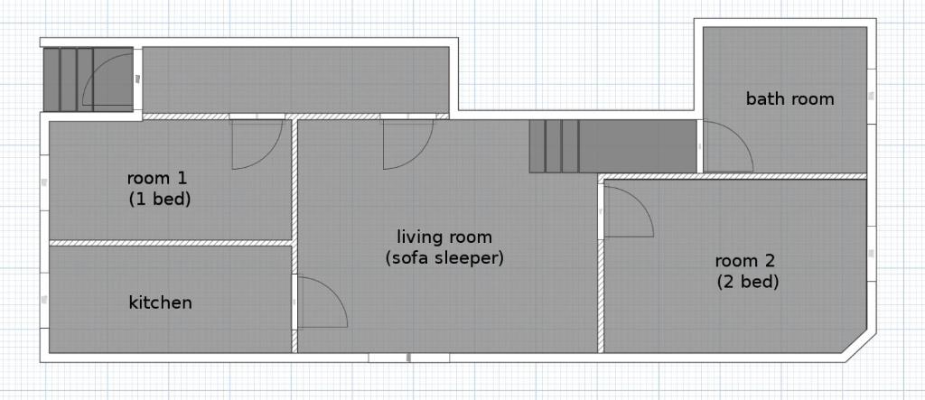 Půdorys ubytování Landhaus Kügler-Eppich, KuEp KG