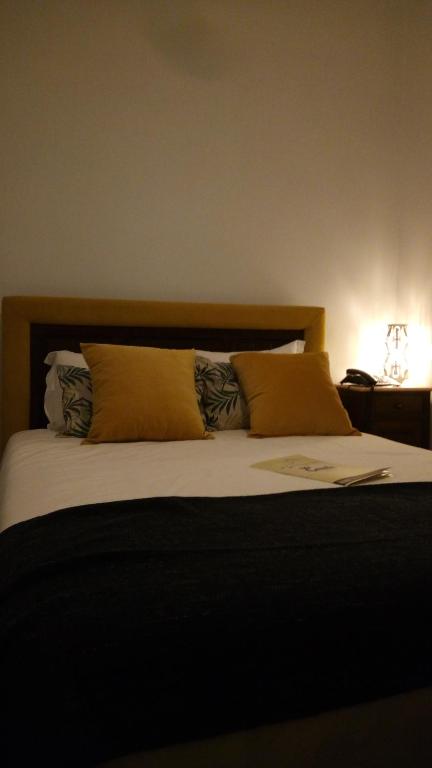 Postel nebo postele na pokoji v ubytování Hotel Ribamar