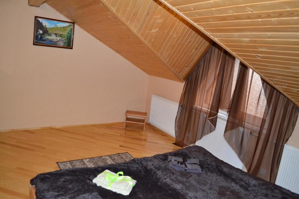 Postel nebo postele na pokoji v ubytování У Гуцула