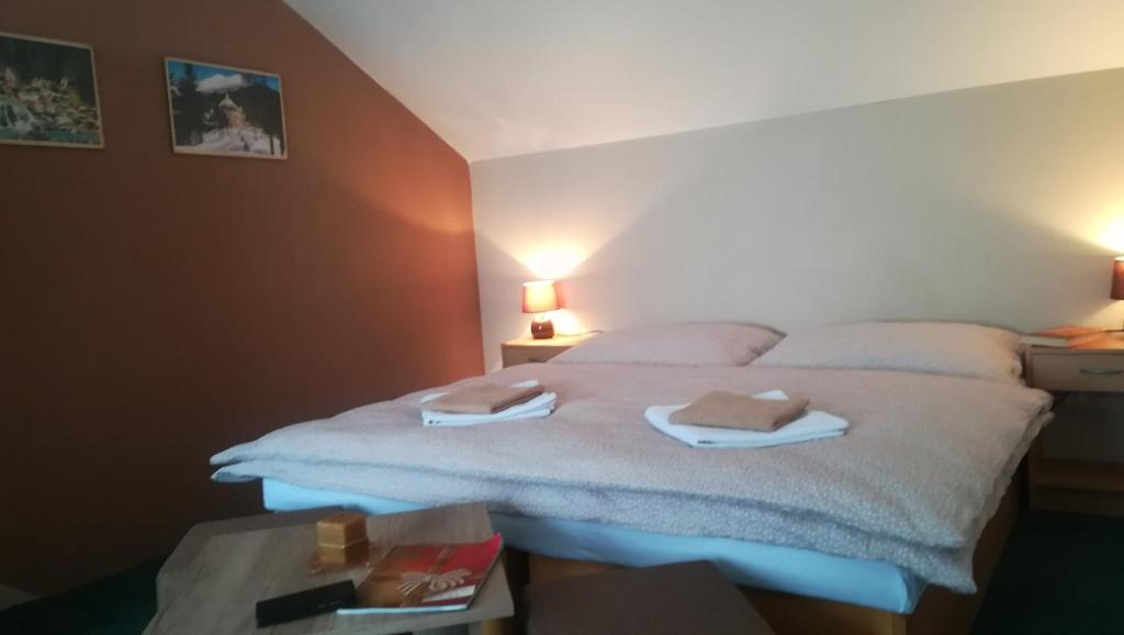 Postel nebo postele na pokoji v ubytování Privát Jonas