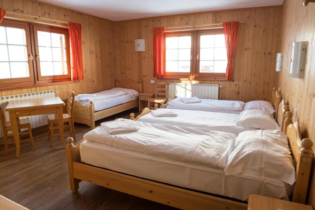 Postel nebo postele na pokoji v ubytování Aalts Dorf