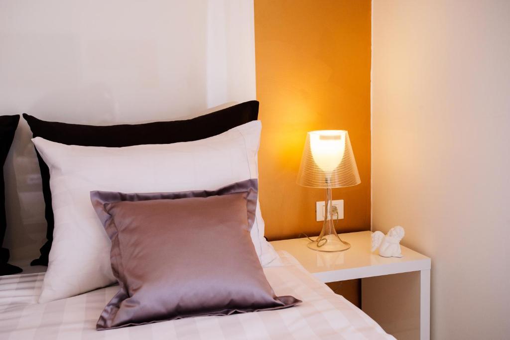 Posteľ alebo postele v izbe v ubytovaní Luxury rooms Skystar-Split