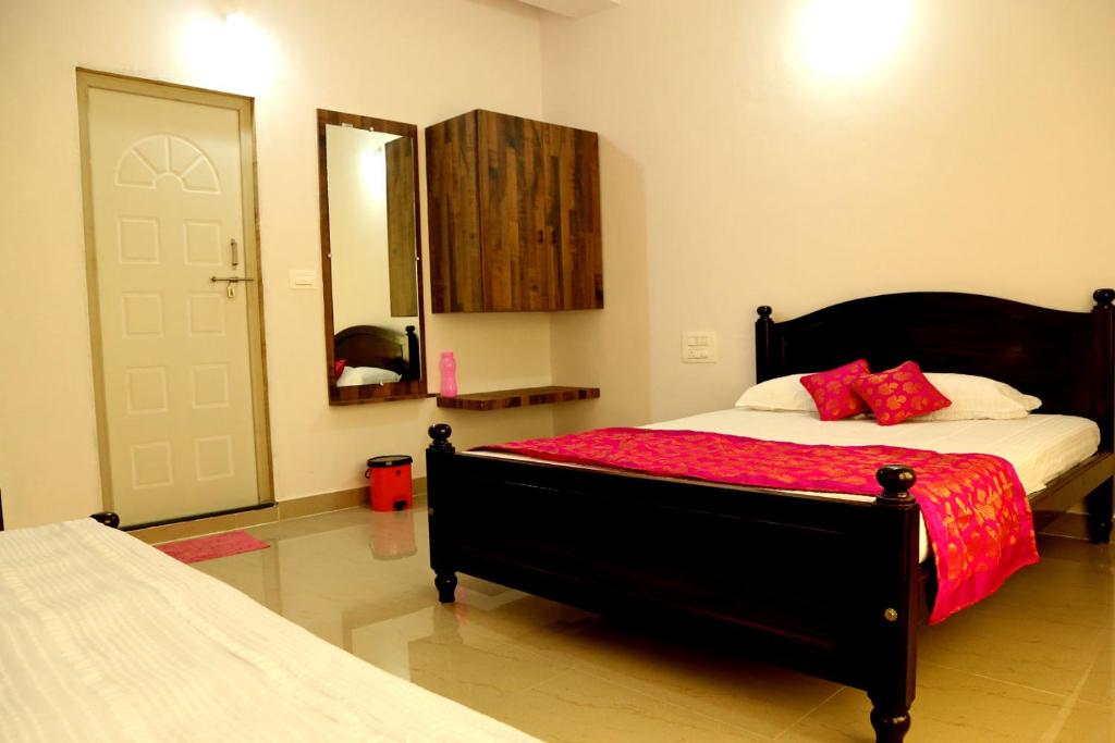 Voodi või voodid majutusasutuse Coffee Native - A Family Homestay toas