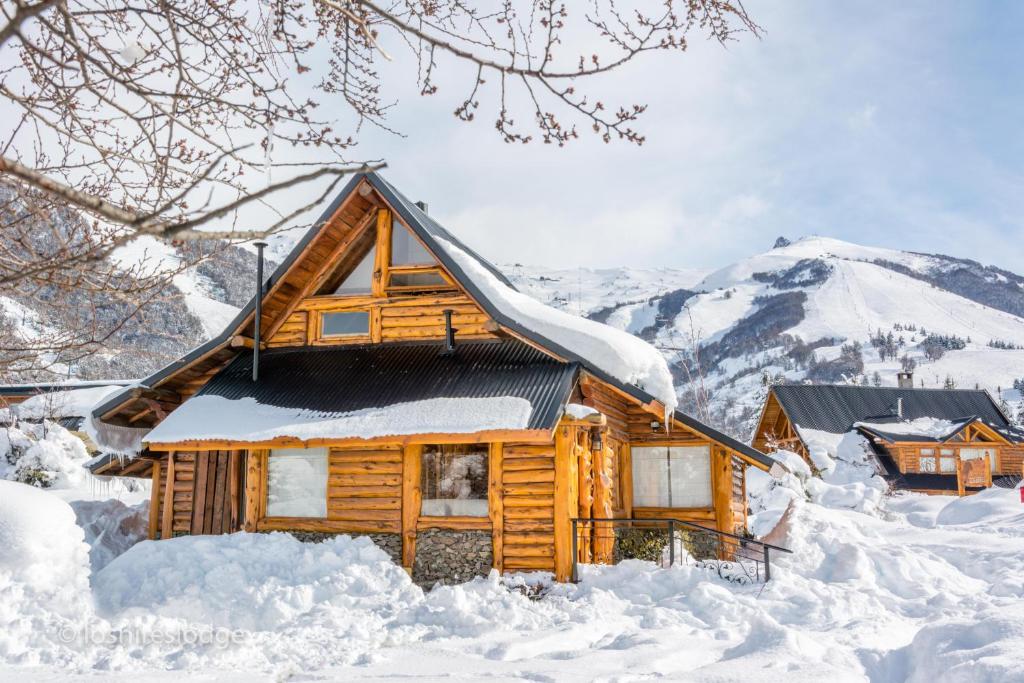 Los Nires Lodge Cerro Catedral during the winter