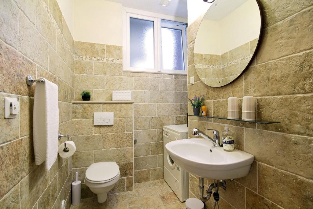 Kúpeľňa v ubytovaní Apartman Nikola