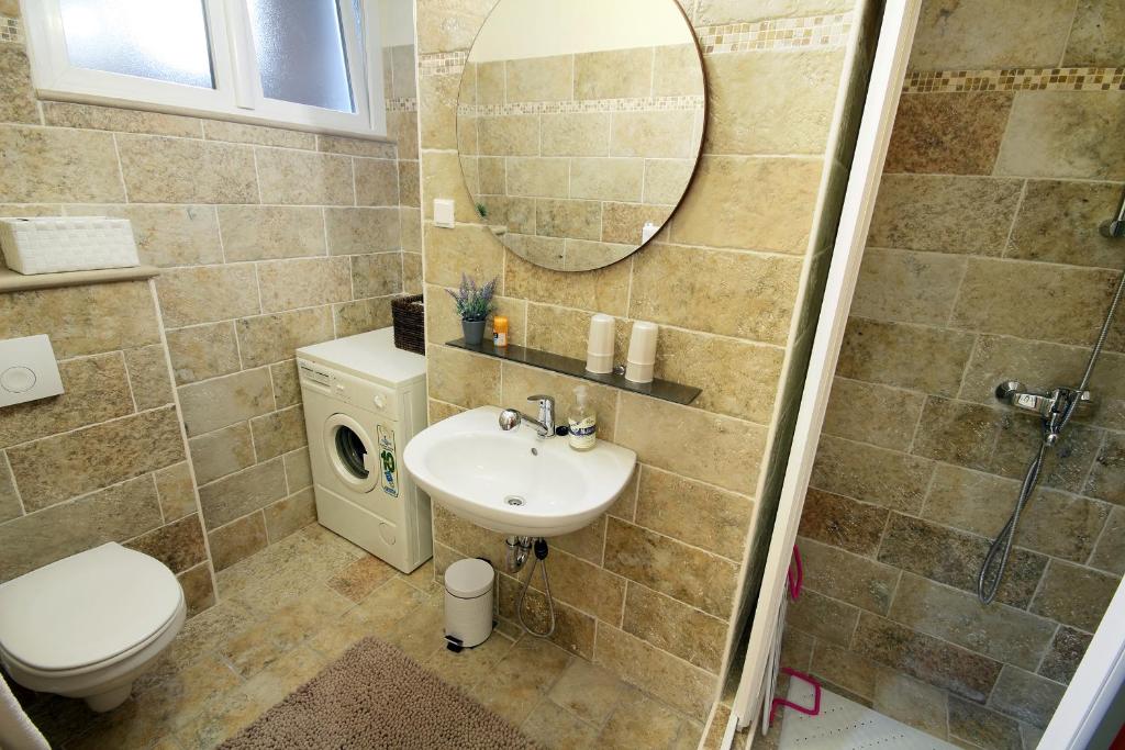 Kúpeľňa v ubytovaní Apartman Nikola