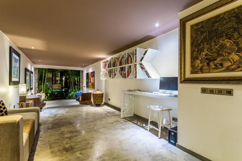 Posezení v ubytování Kejora Suites
