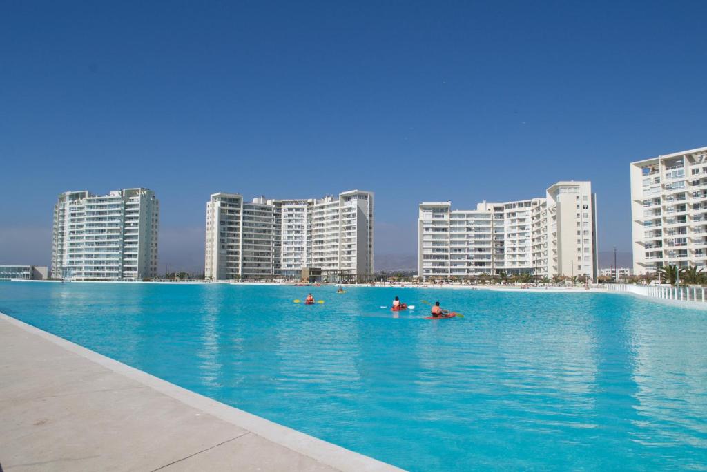 The swimming pool at or close to Dpto Laguna del Mar-WIA