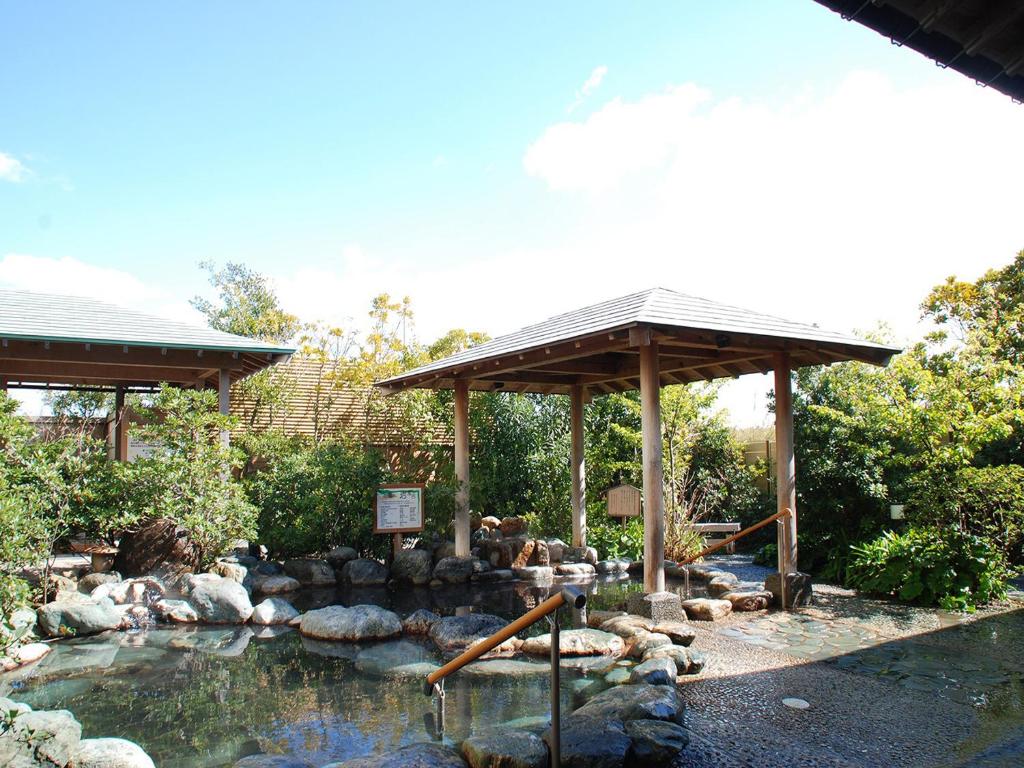 Zahrada ubytování Spa&Resort Kujukuri Taiyou-no-sato