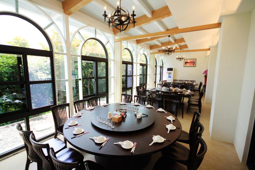 Restaurace v ubytování YiShan Farm Homestay