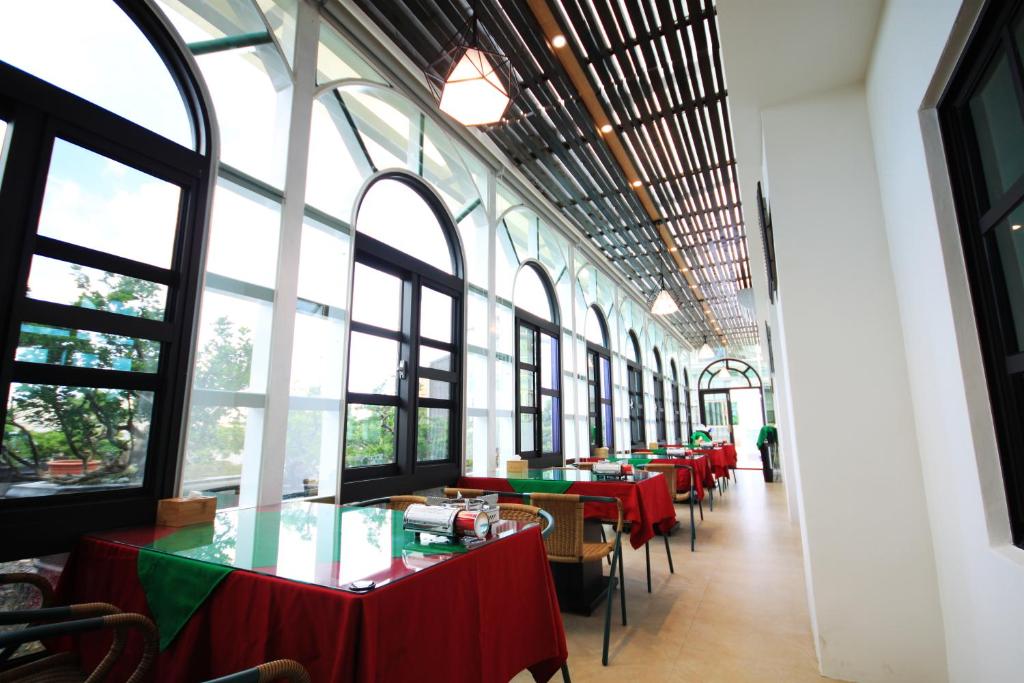 Restaurace v ubytování YiShan Farm Homestay