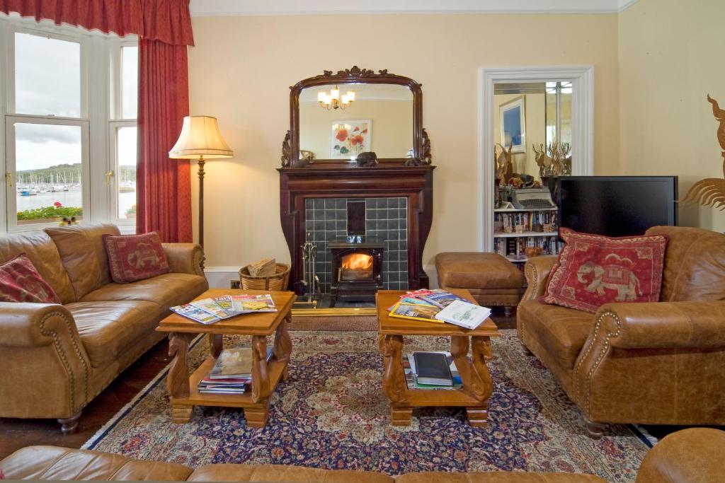 Posezení v ubytování Knap Guest House