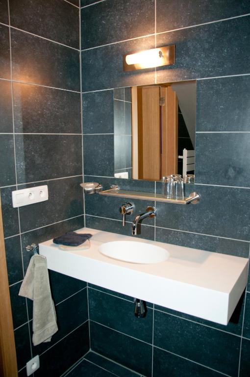Koupelna v ubytování Hotel Gasthof Kapelhof