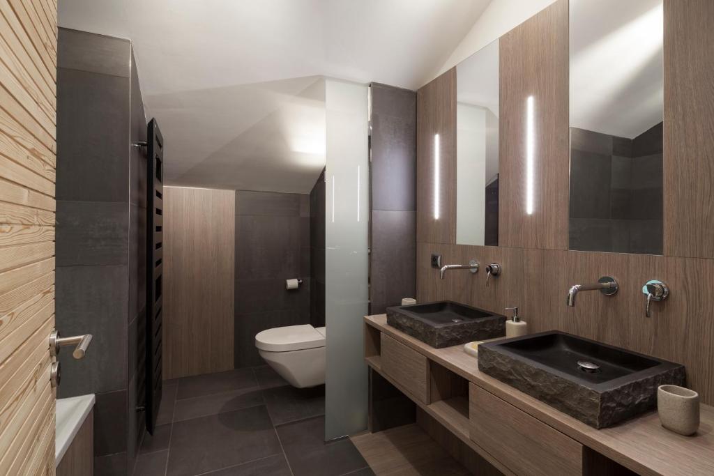 Koupelna v ubytování Mineral Lodge & Spa