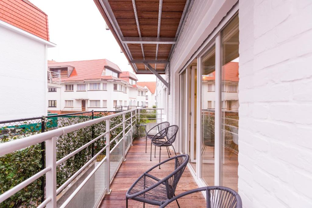 Balkón nebo terasa v ubytování Hotel Atlanta Knokke