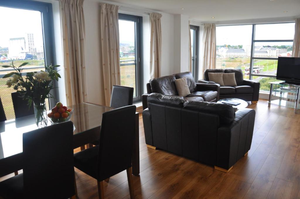 Posezení v ubytování Ocean Serviced Apartments