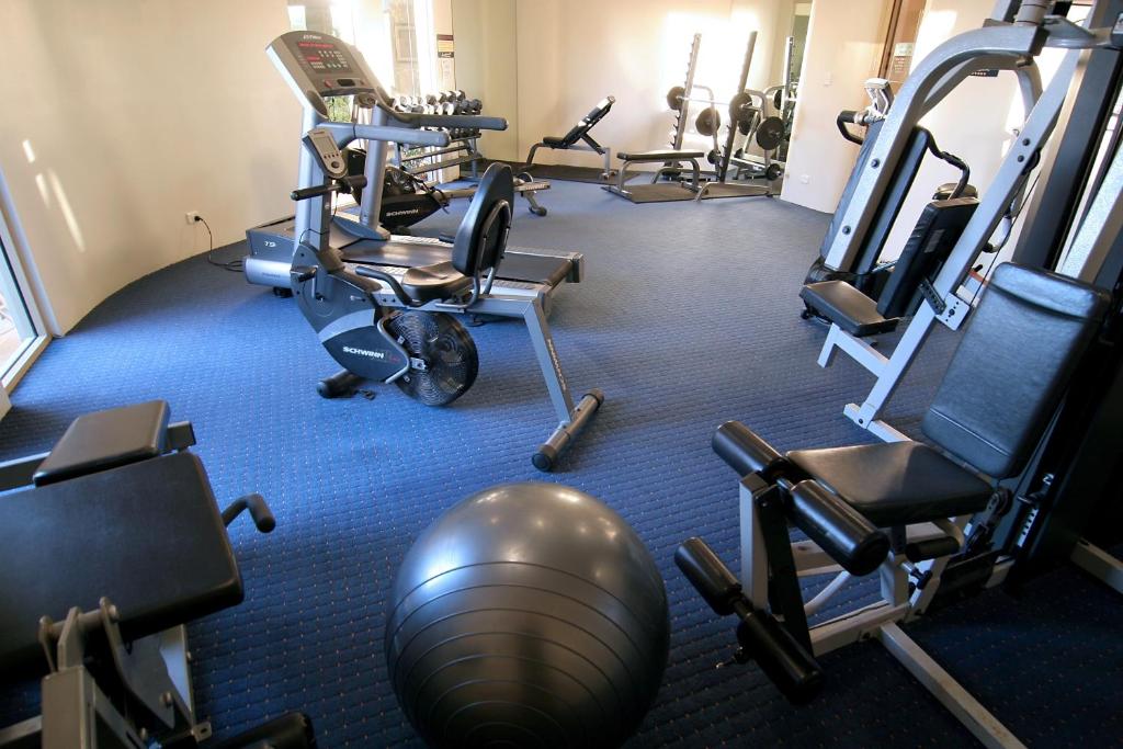 Fitness centrum a/nebo fitness zařízení v ubytování Landmark Resort