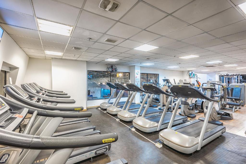 Fitness centrum a/nebo fitness zařízení v ubytování Dann Carlton Quito