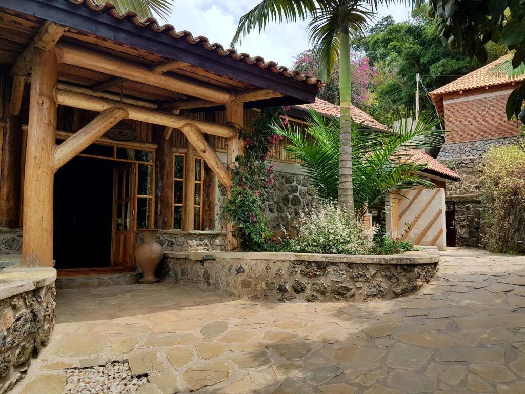 Zahrada ubytování Kivu Paradis Resort