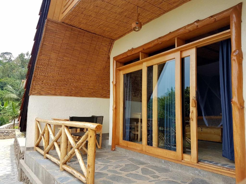 Balkón nebo terasa v ubytování Kivu Paradis Resort