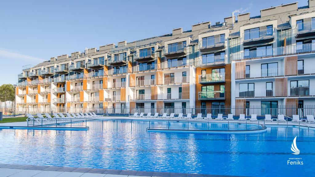 Bazén v ubytovaní Feniks SPA Apartments 10 by Jantar Apartamenty Kołobrzeg alebo v jeho blízkosti
