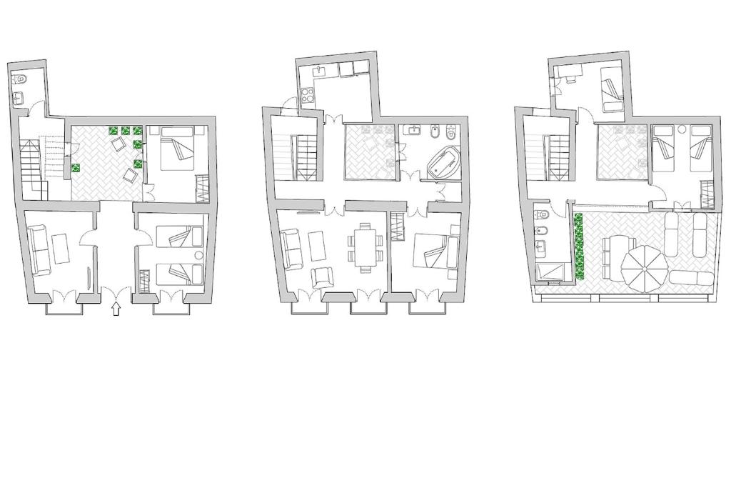 Půdorys ubytování Veoapartment Quintana Terrace