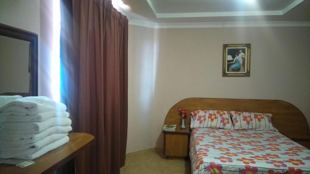 Postel nebo postele na pokoji v ubytování Residencial Turistico Cuba