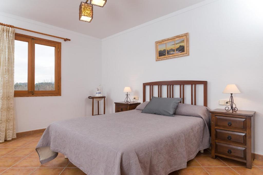Postel nebo postele na pokoji v ubytování Can Tut