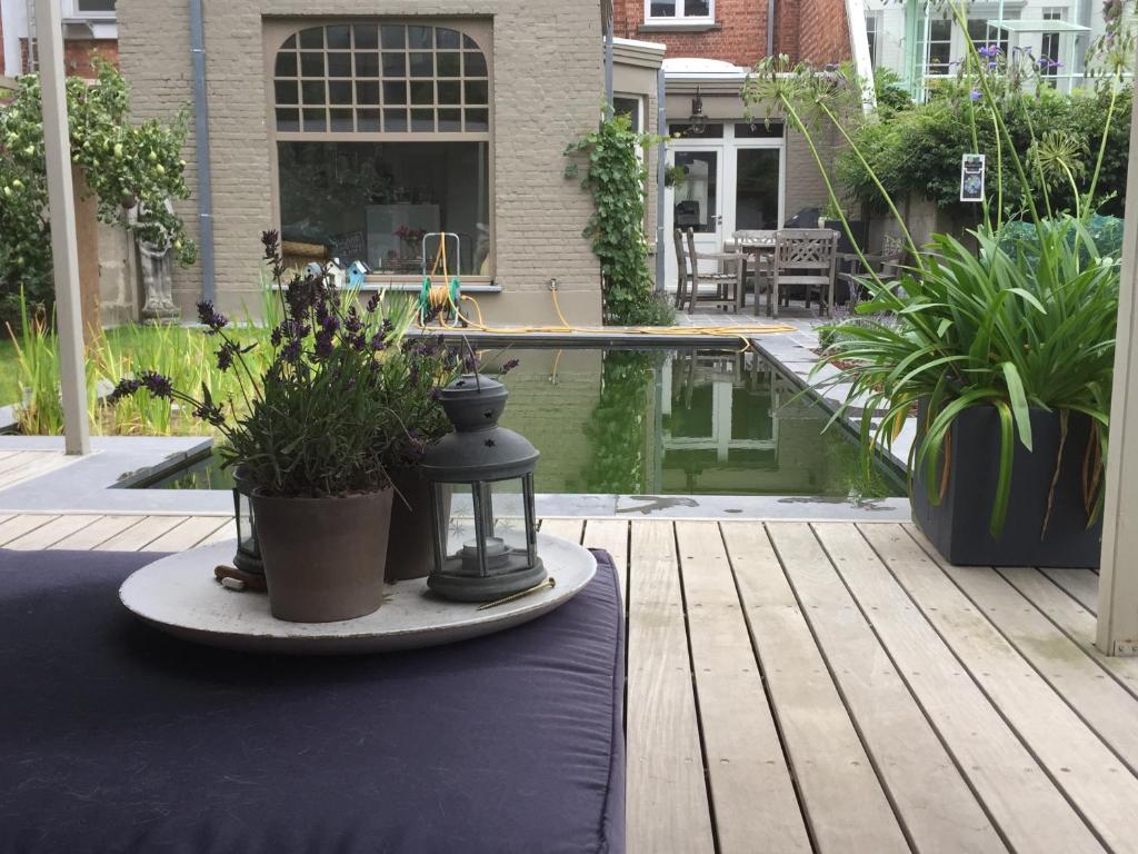 Zahrada ubytování Hasselt City Garden Duplex