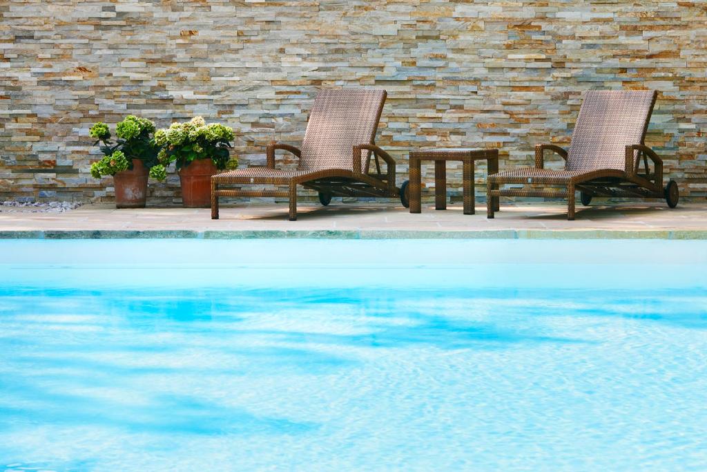 Bazén v ubytování Kurhotel Markushof nebo v jeho okolí