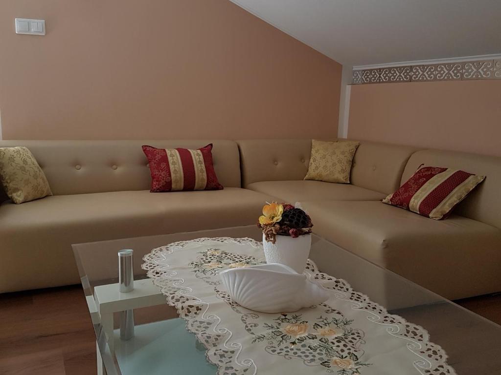 Posezení v ubytování Apartments Suzana