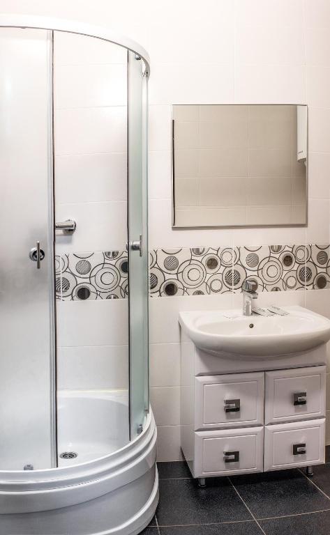 Koupelna v ubytování Apart Hotel Smart Studio