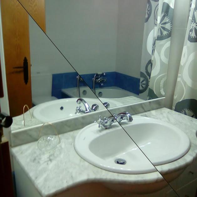 Koupelna v ubytování Casa Rosalia