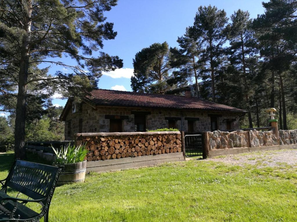 Zahrada ubytování Los Ranchales Vinuesa