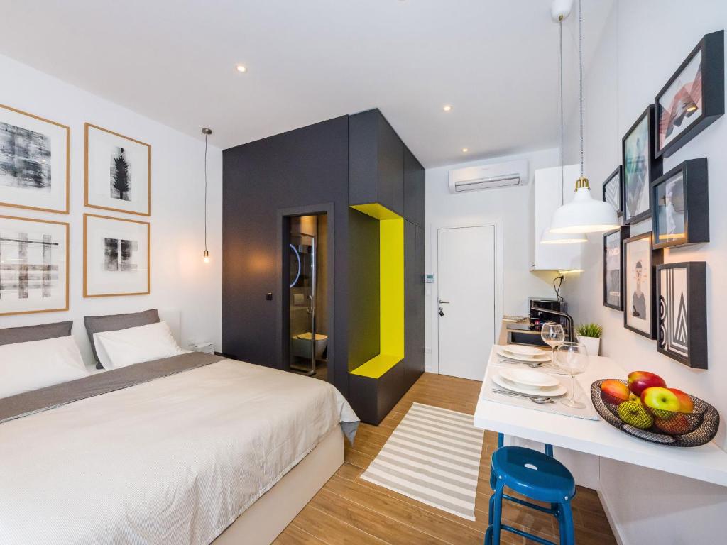 Posteľ alebo postele v izbe v ubytovaní Apartments Withlove Zadar