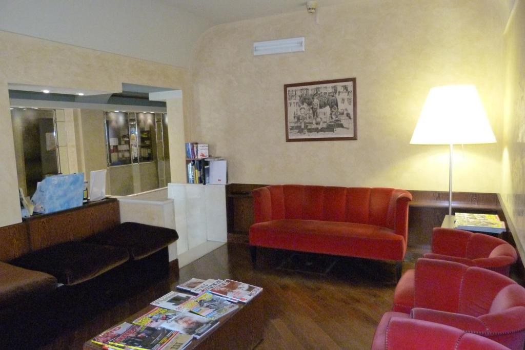Posezení v ubytování Hotel Centrale Byron