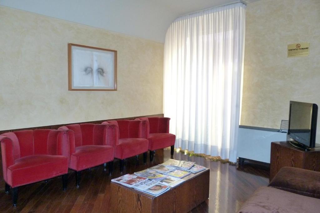 Posezení v ubytování Hotel Centrale Byron