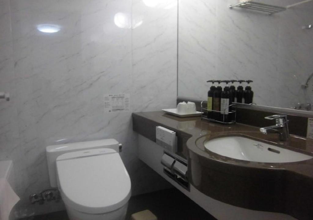 Koupelna v ubytování Terminal Hotel Matsuyama