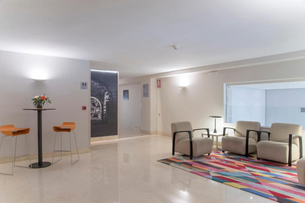Posezení v ubytování Hotel Blanca de Navarra