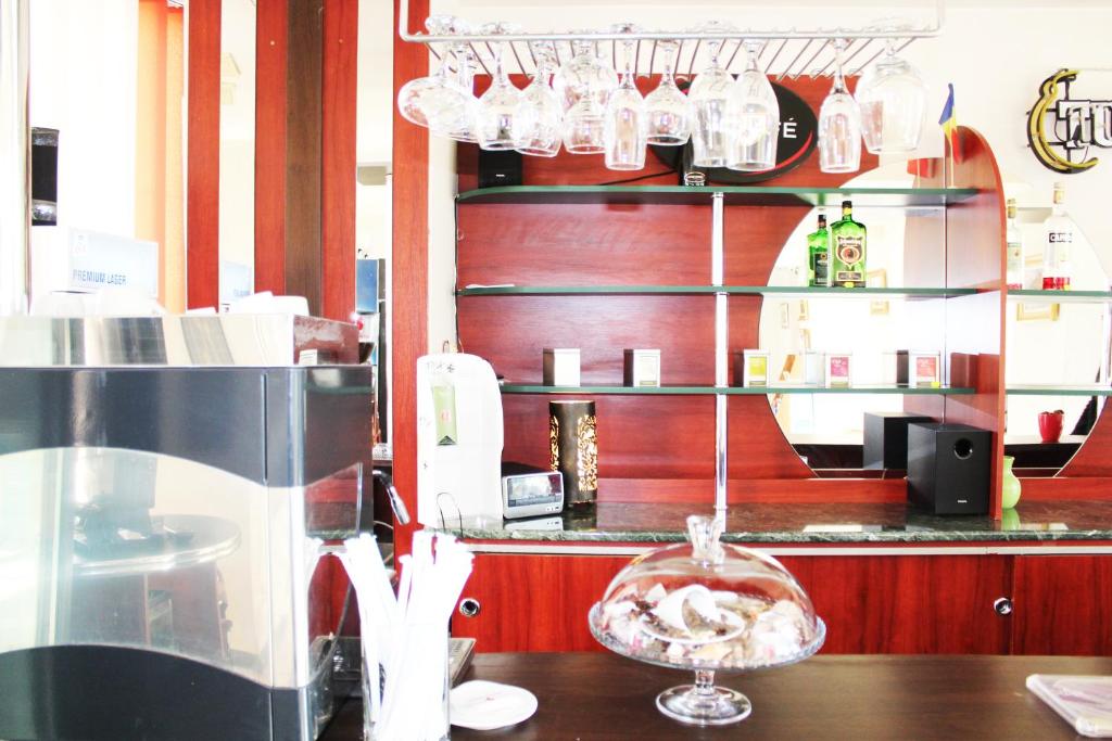 Kuchyň nebo kuchyňský kout v ubytování Elizeu Hotel