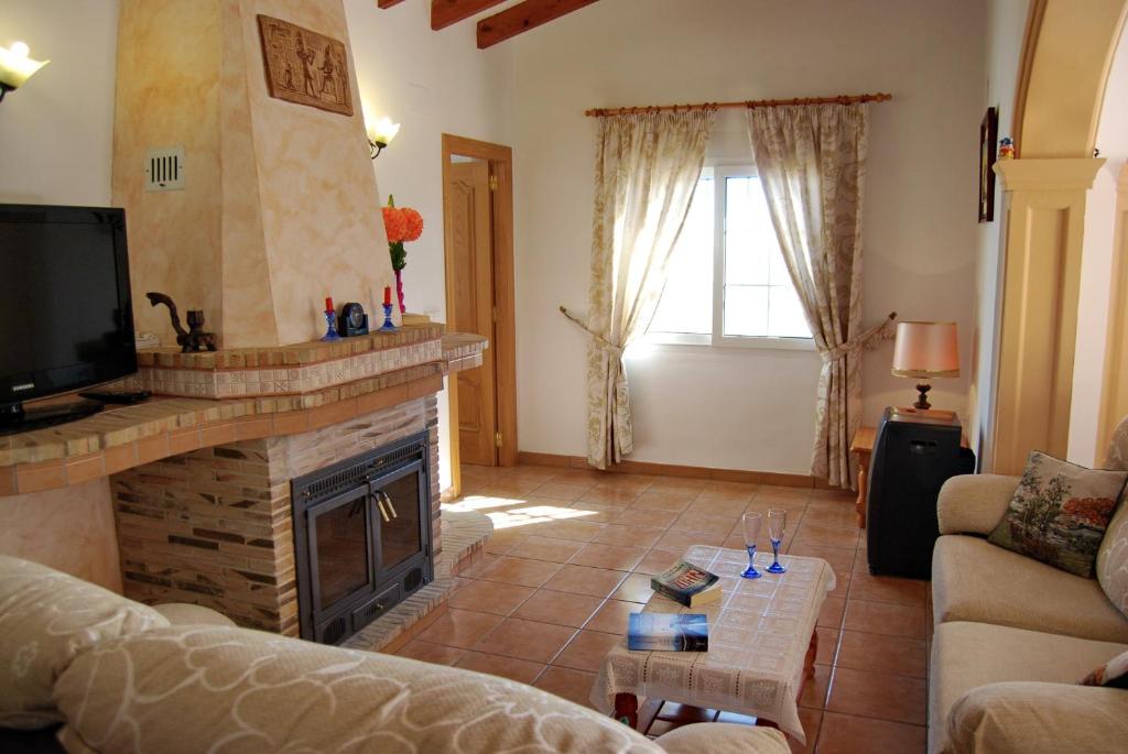 Posezení v ubytování Villa Dolores