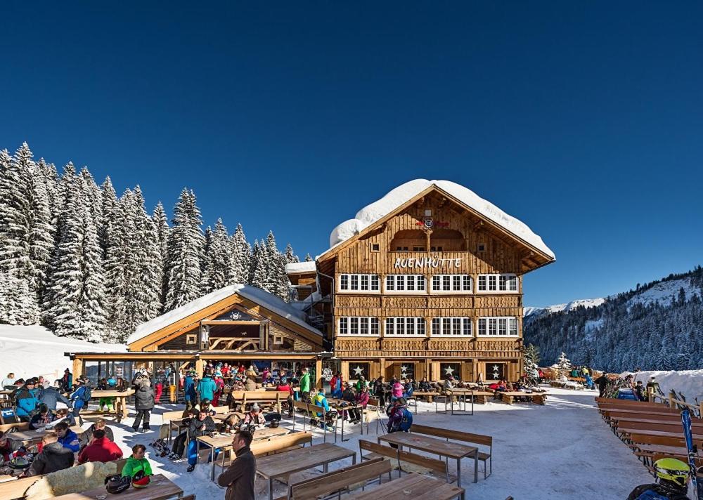 Auenhütte v zimě