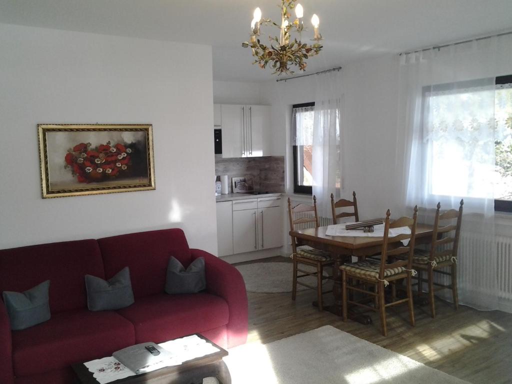 Kuchyň nebo kuchyňský kout v ubytování Haus Florian