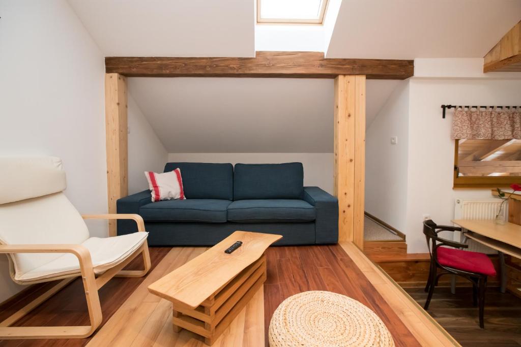 Posezení v ubytování Apartments Markež