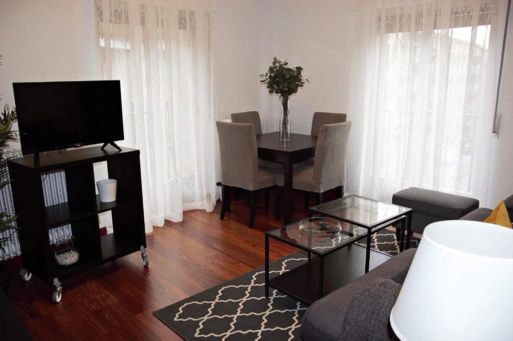 TV a/nebo společenská místnost v ubytování Apartamento Marquesa de Almarza