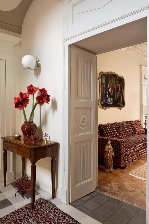 Posezení v ubytování Casa Sironi