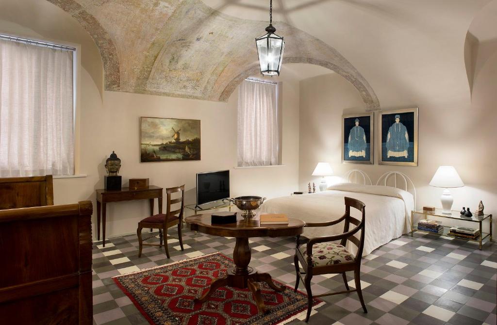 Posezení v ubytování Casa Sironi